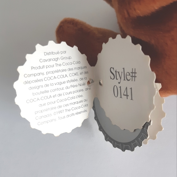 2 Coca-Cola bean bag plush animals - reindeer and walrus - Picture 14 of 14